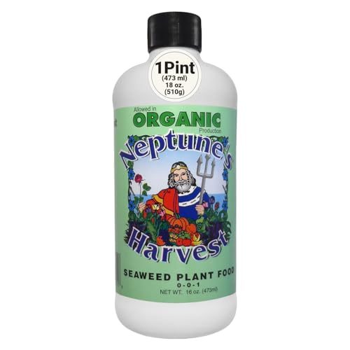 Neptune’s Harvest seaweed plant food, 0-0-1 (pint)