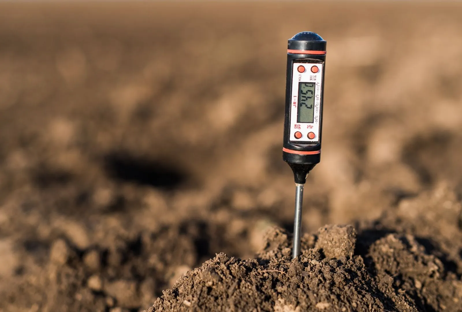Testing soil ph and moisture